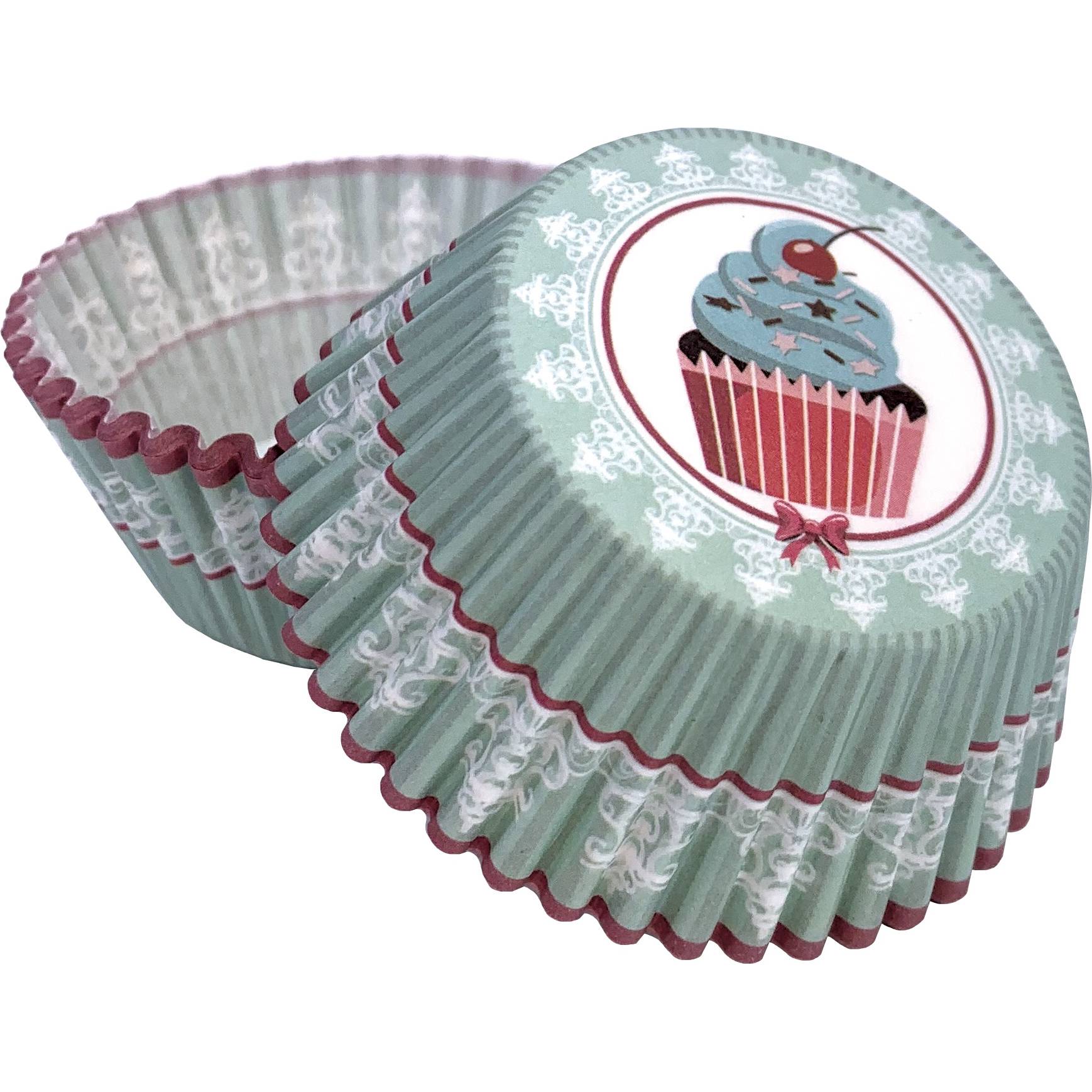 Košíčky na muffiny motiv cupcake modrý (50 ks) Alvarak