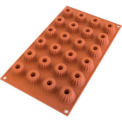 Silikonová forma na 18 mini bábovek Silikomart