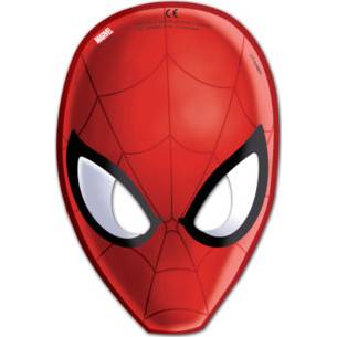 Papírová maska 6ks Spiderman Procos