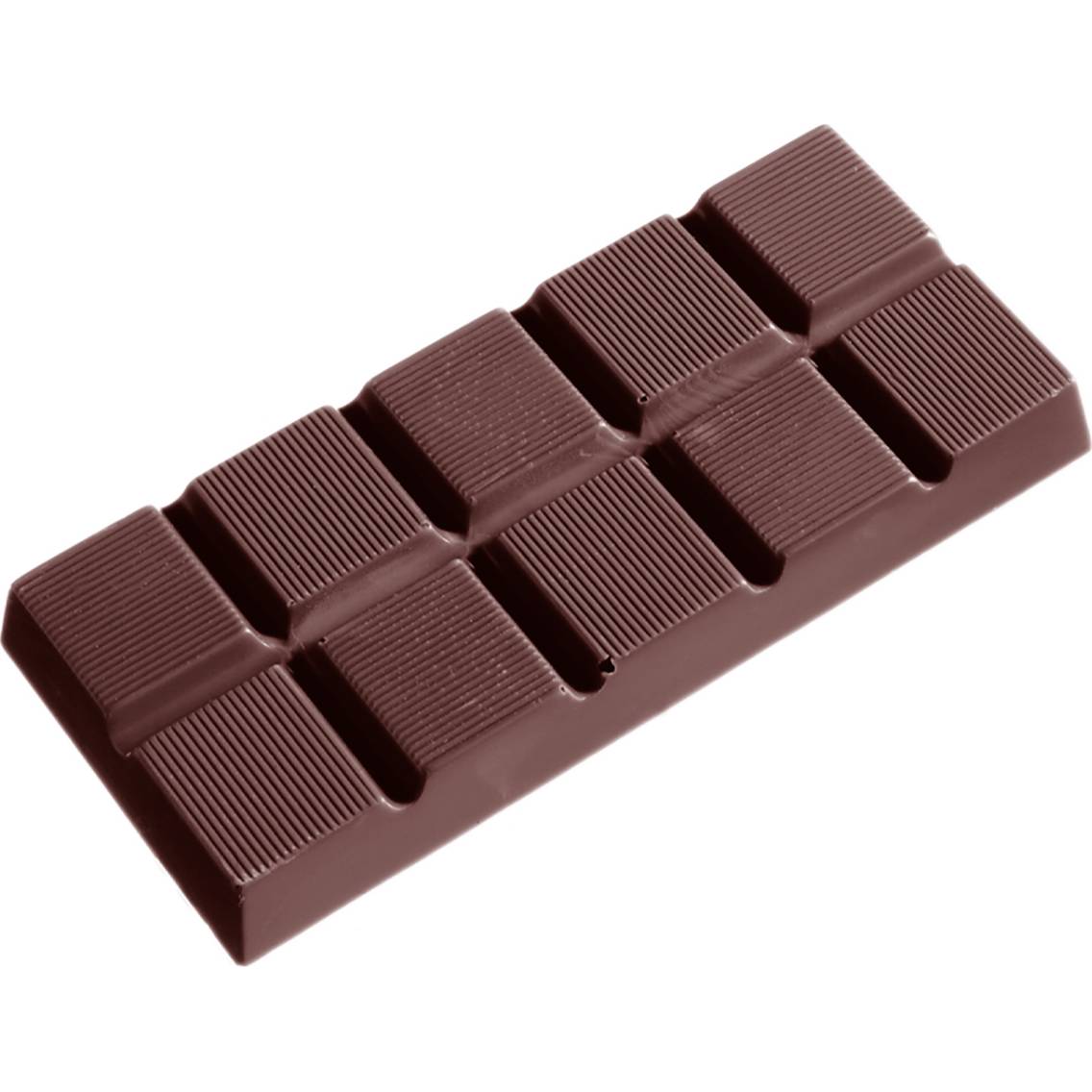 Levně Forma na čokoládu tabulka 117x50x7mm 41g - CHOCOLATE WORLD