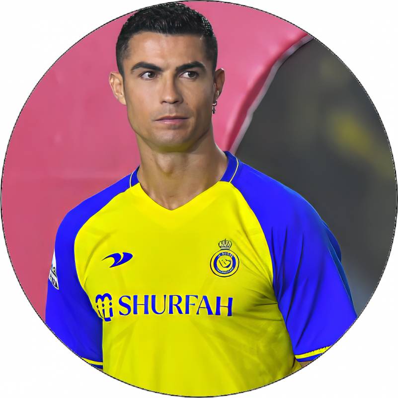 Jedlý papír Cristiano Ronaldo žlutomodrý dres 19,5 cm - Pictu Hap
