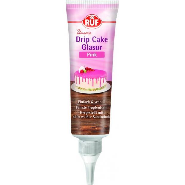 Drip Cake Glaze růžová 125g - RUF