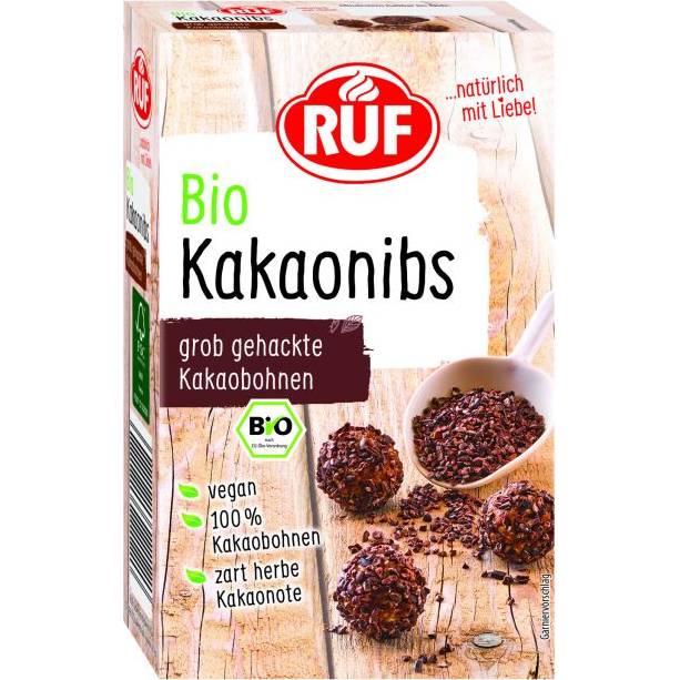 Bio kousky kakaové boby 100% - RUF